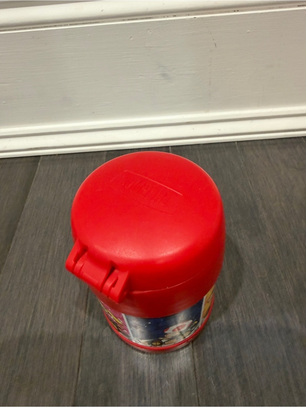 Thermos Red Kids Mario Kart Character Food Jar with Racing Art Warm Cold Food - Picture 3 of 6